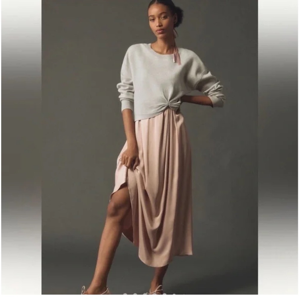 Anthropologie Gemini Two-fer Dress